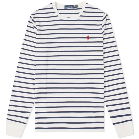 Long Sleeve Pima Stripe Tee