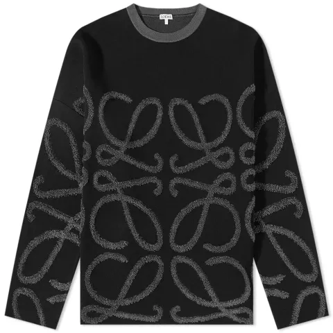 Anagram Jacquard Crew Knit
