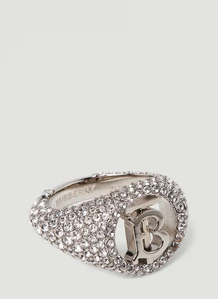 TB Pave Signet Ring