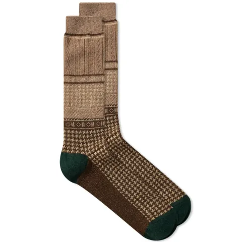 Houndstooth JQ Crew Sock
