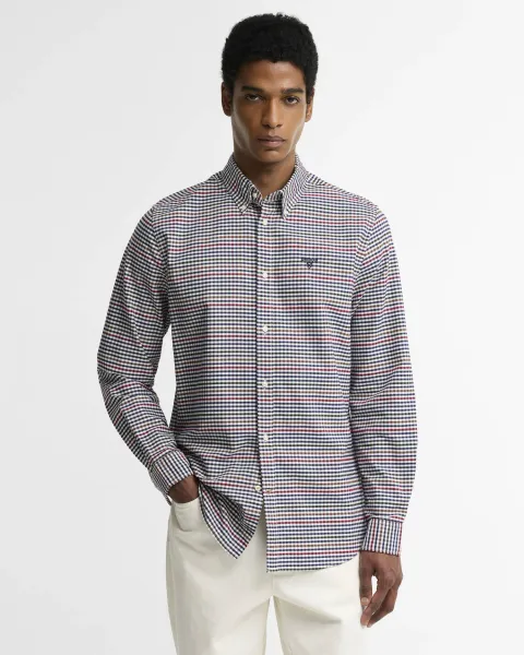 Rickwood Tailored Gingham Long-Sleeved Shirt
