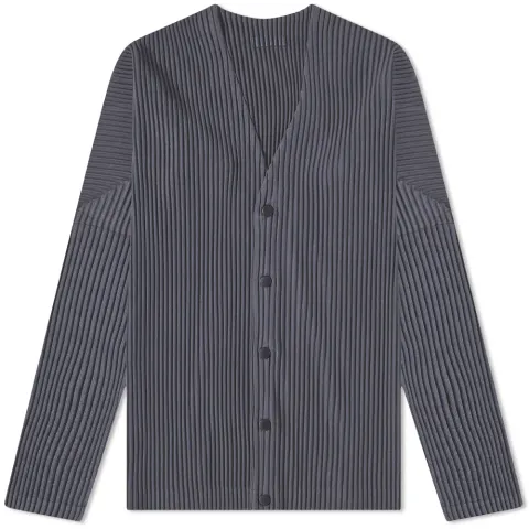 Colour Pleats Cardigan