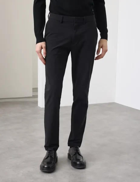 Autograph Slim Fit Trousers Black