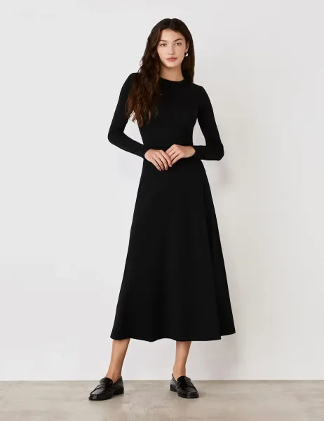 Finery London Jersey Midi A-Line Skirt