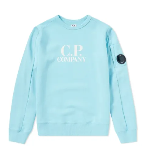 Logo Arm Lens Crew Sweat