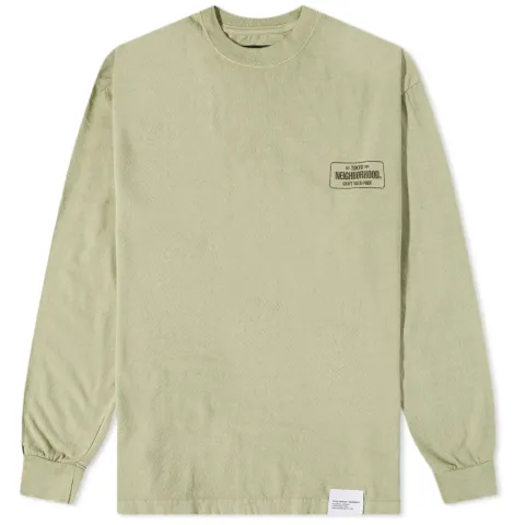 Long Sleeve Sulfer Dyeing T-Shirt