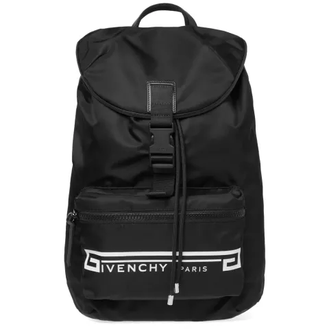 Retro Logo Flames Backpack