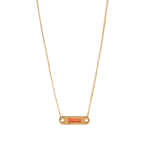 Logo Plate Necklace
