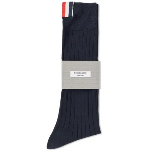 Triclolour Detail Rib Sock