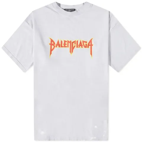 Metal Logo Oversized Tee