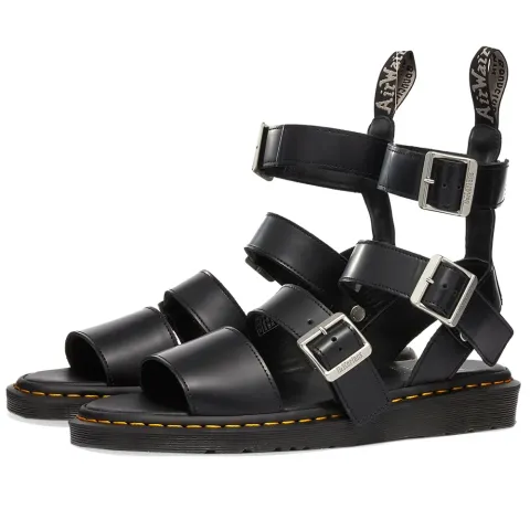 X Dr. Martens Leather Strap Sandals