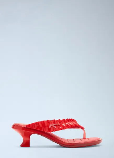 GANNI x Melissa Thong Kitten Heels
