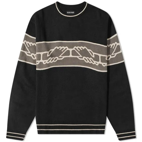 Inter Solid Crew Knit