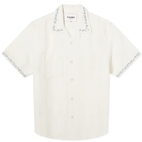 Spring Bouquet Short Sleeve Vacation Shirt