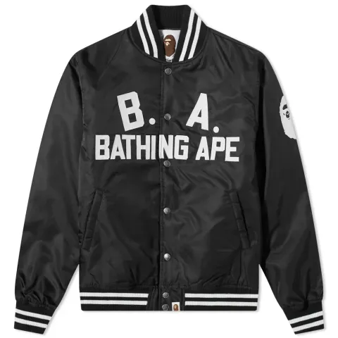 B.A. Nylon Varsity Jacket