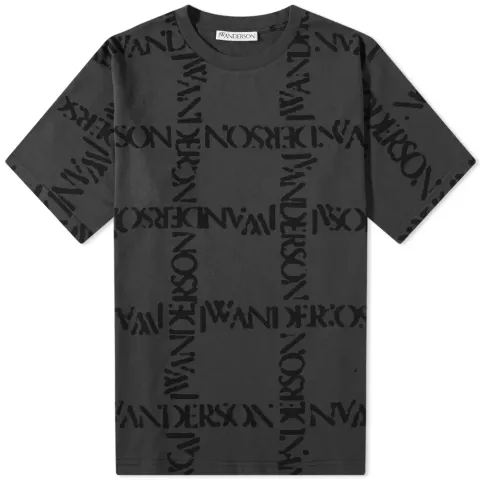 Oversized Grid Logo T-Shirt