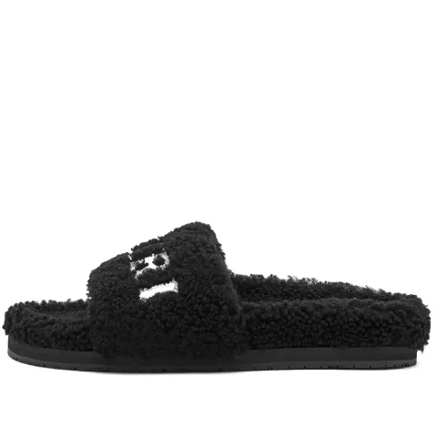 Shearling Slides
