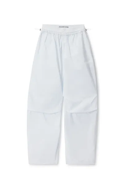 BOXER WAIST MID-RISE TRACK PANT