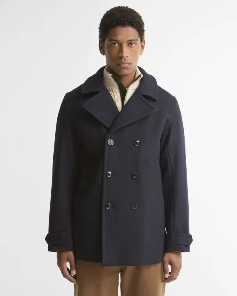 Polzeath Wool Pea Coat