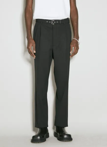 Belted Wool Pants