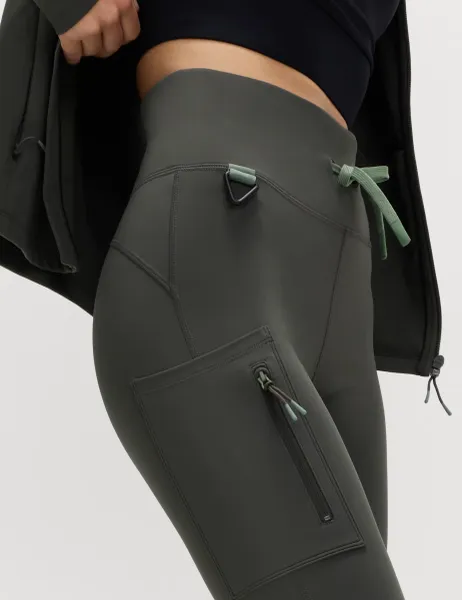 Goodmove Go Discover Stormwear Walking Leggings Dark Olive