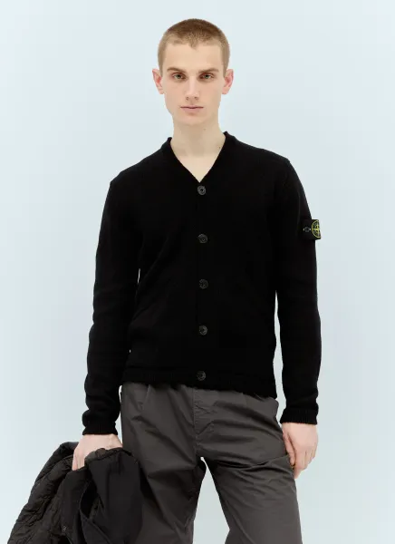 Logo Patch Cardigan