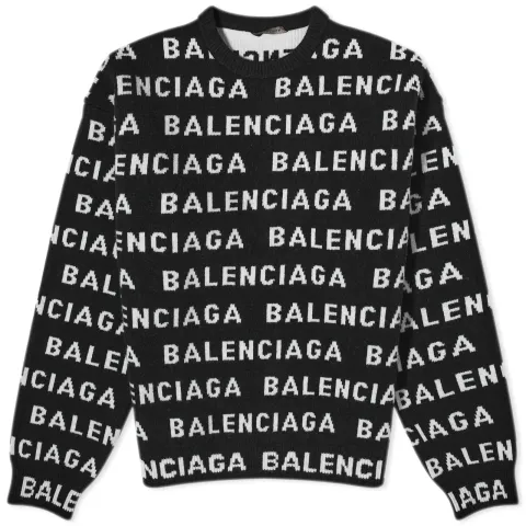 Repeat Logo Crew Knit