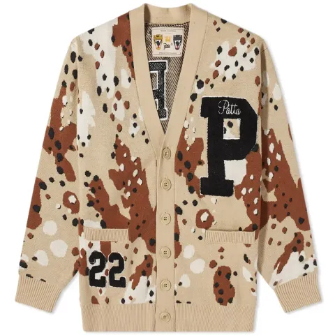 Cheetah Camo Knit Cardigan