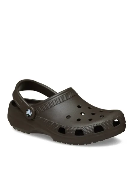 Crocs Classic Flat Clogs Brown