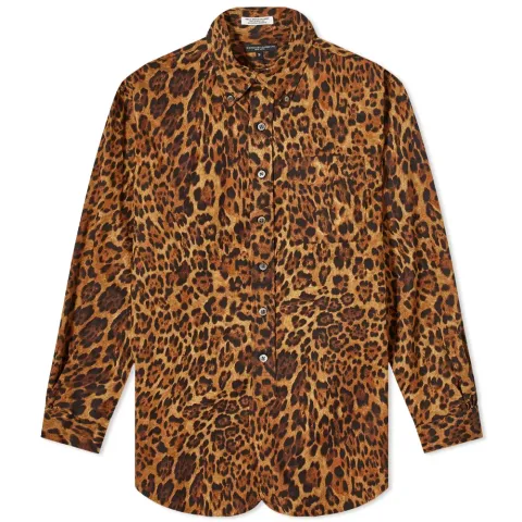 Leopard Button Down 19th Century Shirt