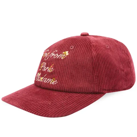 Presented by END. Embroidered Slogan Corduroy Cap