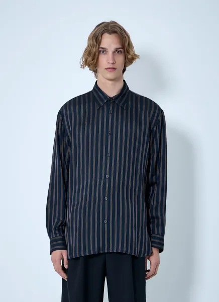 Striped Button-Down Shirt