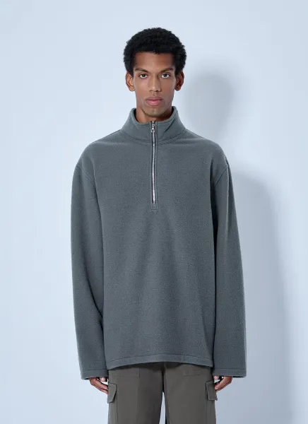 RIER Fleece Polo Sweatshirt