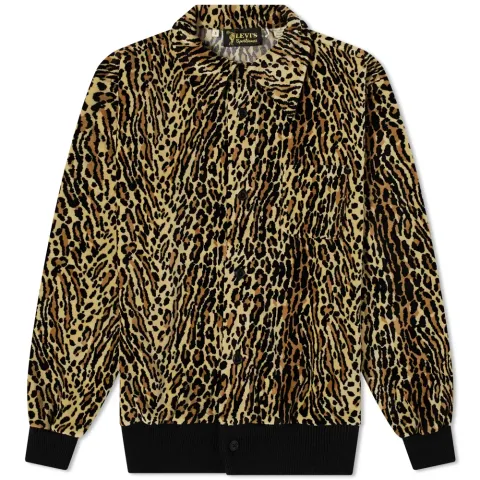 Levi's Vintage Clothing Cheetah Print Fleece