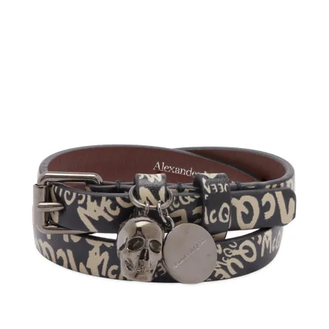 Double Wrap Graffiti Bracelet