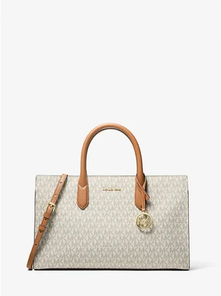 Scarlett Medium Signature Logo Satchel