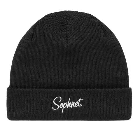 SOPHNET. Logo Knit Beanie