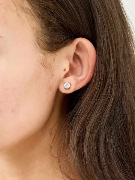 D. Louise Classic Tennis Stud Earrings