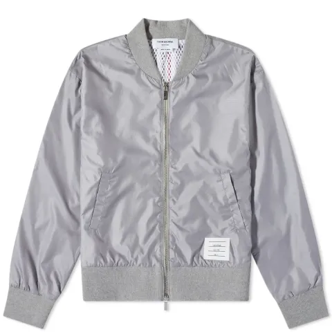 Tricolore Stripe Ripstop Bomber Jacket
