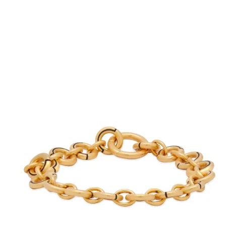Round Link Enamel Bracelet