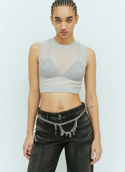 M-Arostica Knit Tank Top