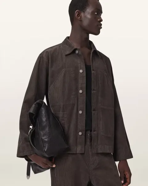 Mukesh Relaxed Fit Cord Shacket