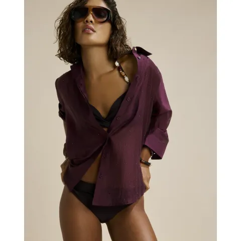 River Island Hot Fix Beach Shirt