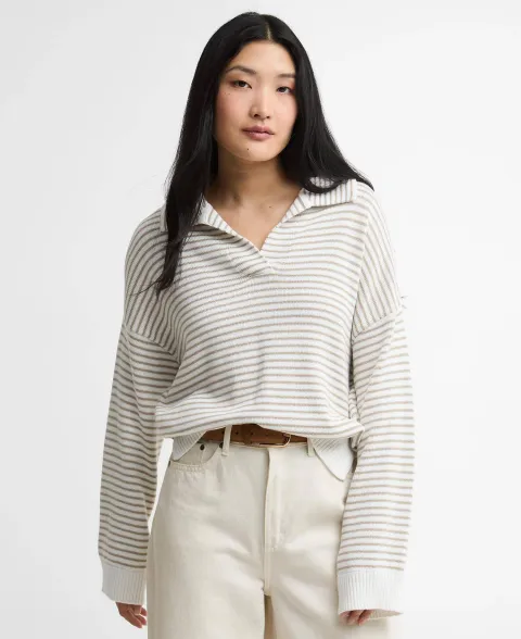 Aylesby Striped Collared Jumper