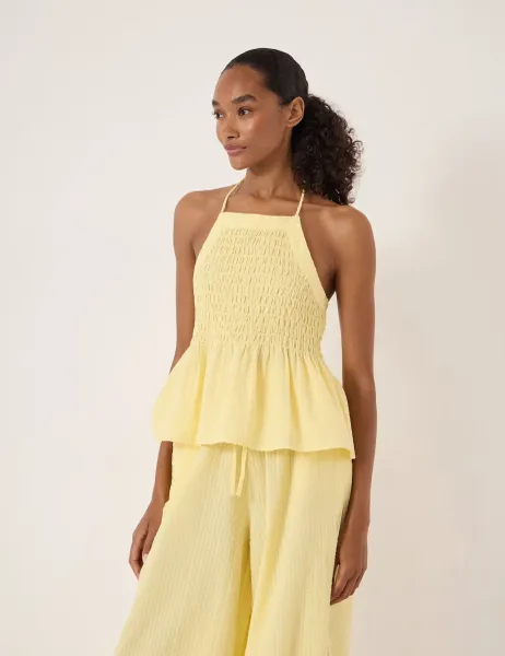 Pure Cotton Tunic Yellow