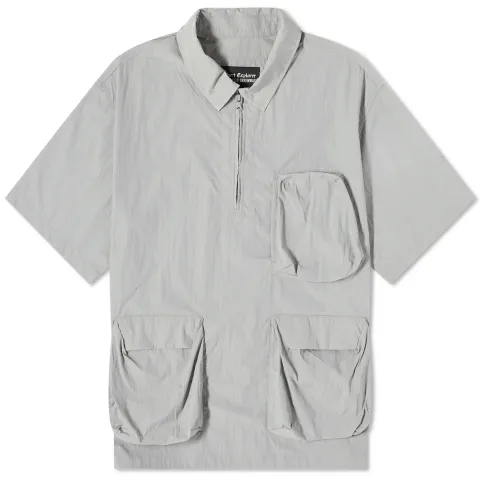 Pullover Pocket Short Sleeve Shirt