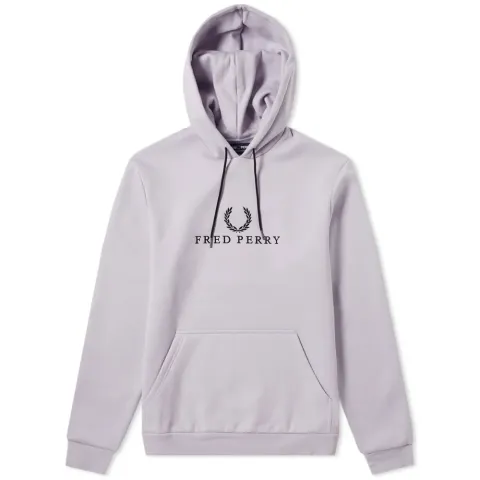 Fred Perry Embroidered Hooded Sweat