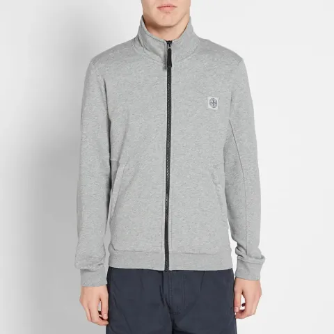 Chest Patch Zip Sweat