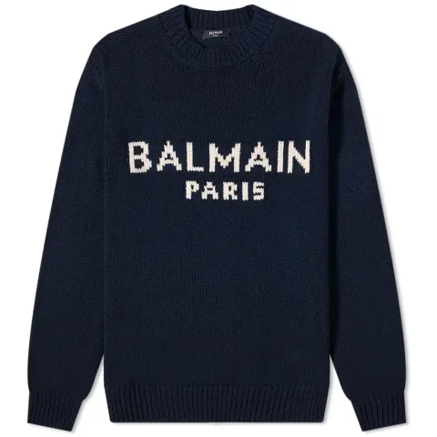 Merino Logo Knit Crew