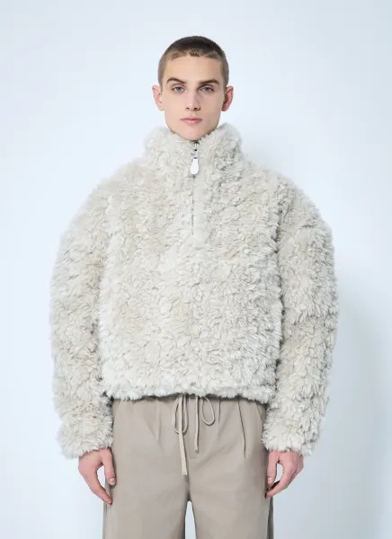Fluffy Quarter Zip Sweatshirt
